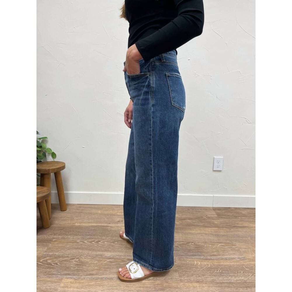 NEW VERVET BY FLYING MONKEY 90’s wide leg vervet denim in dark blue - Picture 2 of 3